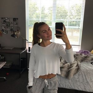 Brandy Melville Waffle Hoodie